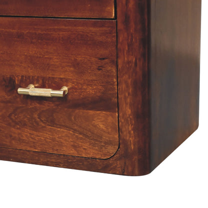 Chest of Drawers in chestnut finish