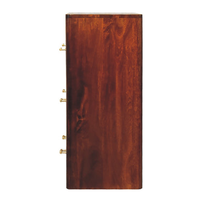 Chest of Drawers in chestnut finish