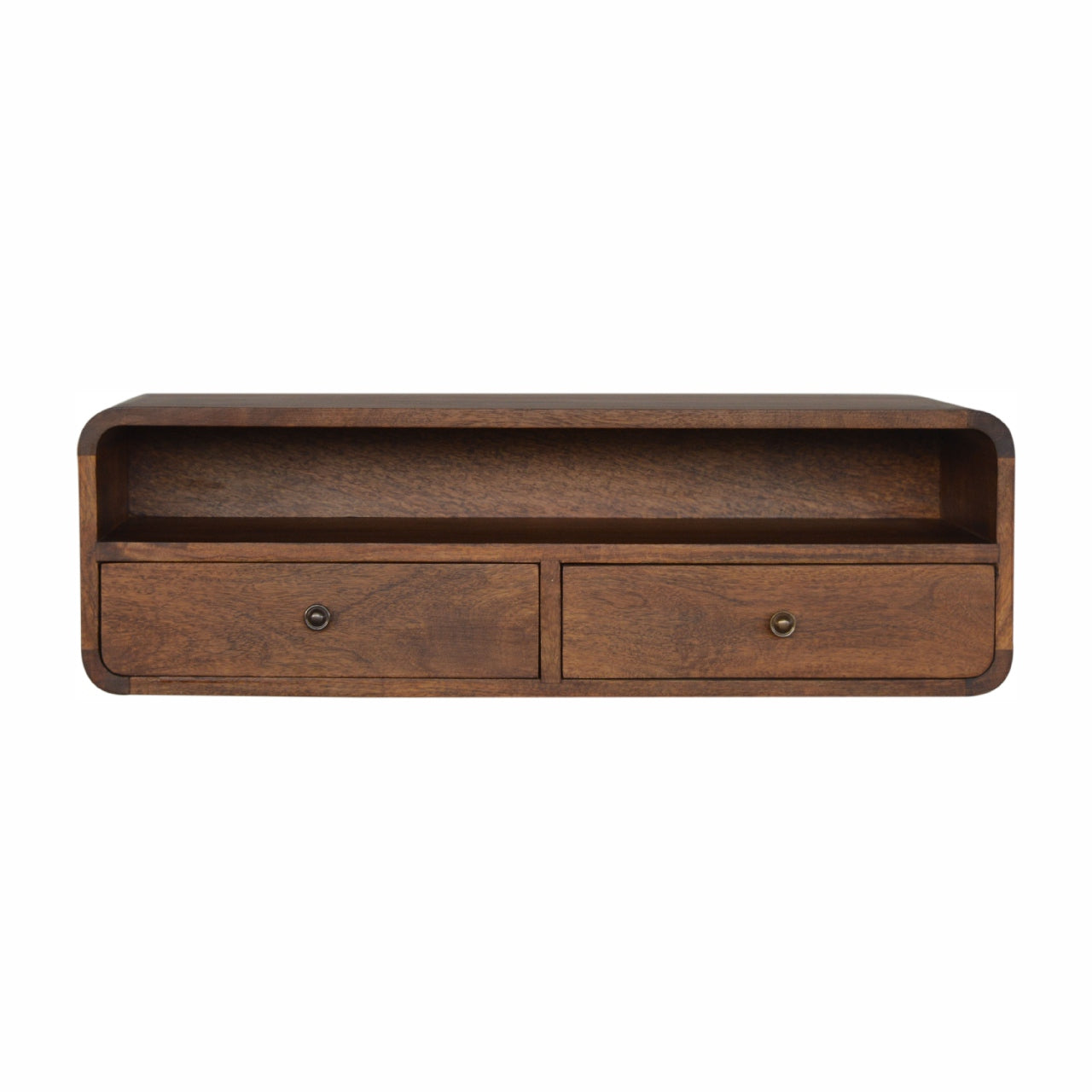 Floating Console Chestnut Open