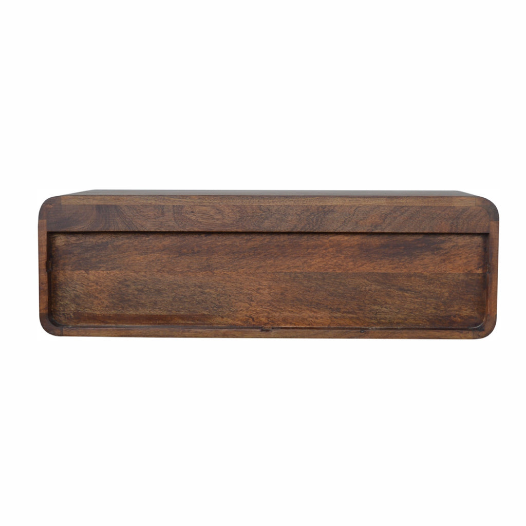 Floating Console Chestnut Open