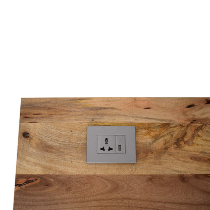 Writing Desk 2 Drawer Cable