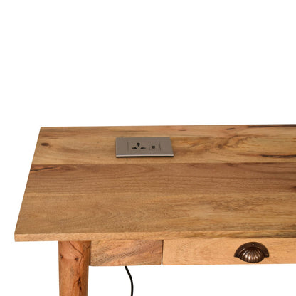 Writing Desk 2 Drawer Cable