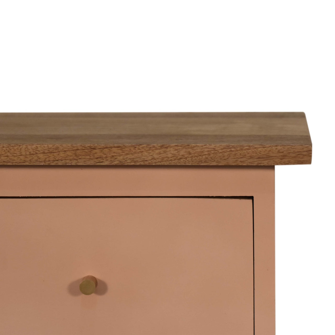 Bedside Blush Pink Hand Painted