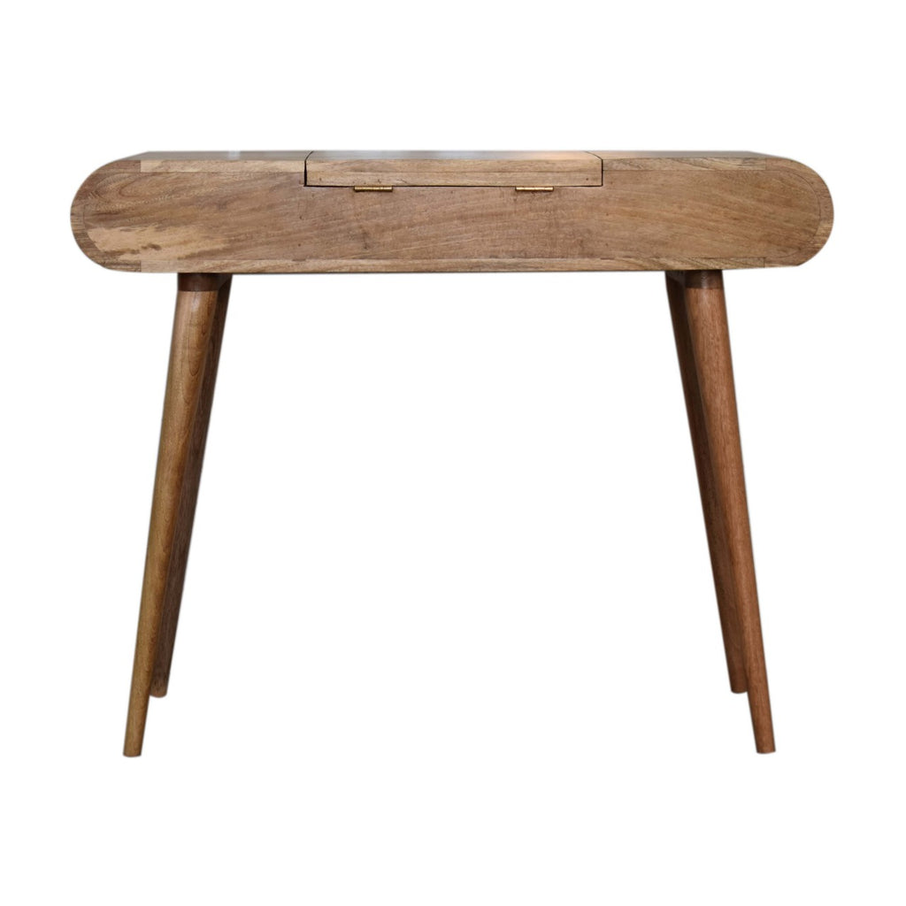 Oak-ish Dressing Table Round