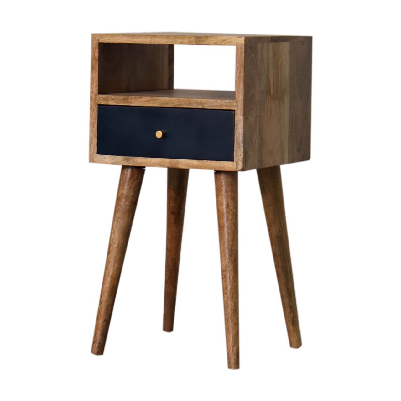 Hand Painted Bedside Mini Navy Blue