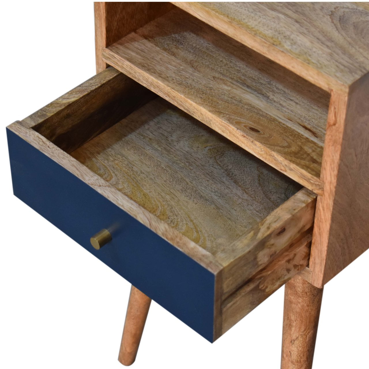 Hand Painted Bedside Mini Navy Blue