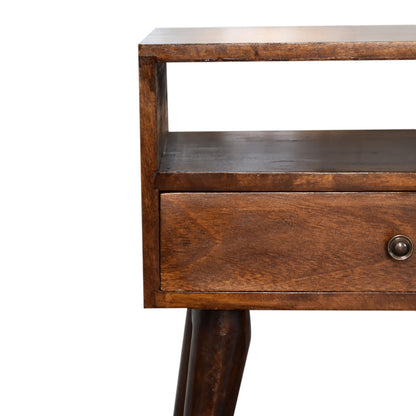 Chestnut Bedside Modern Solid Wood