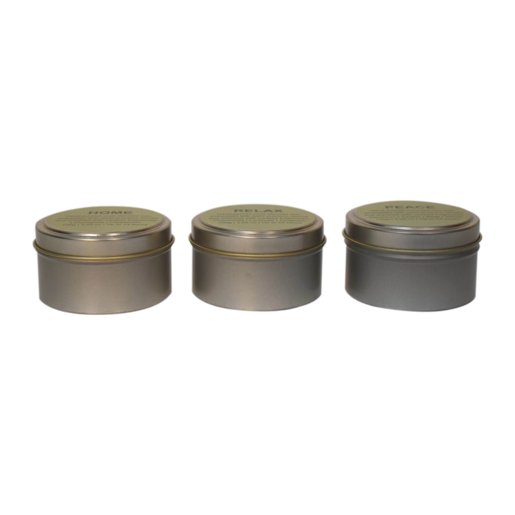 100% hand-poured soya blended wax and embedded with semi-precious stones for a cleaner