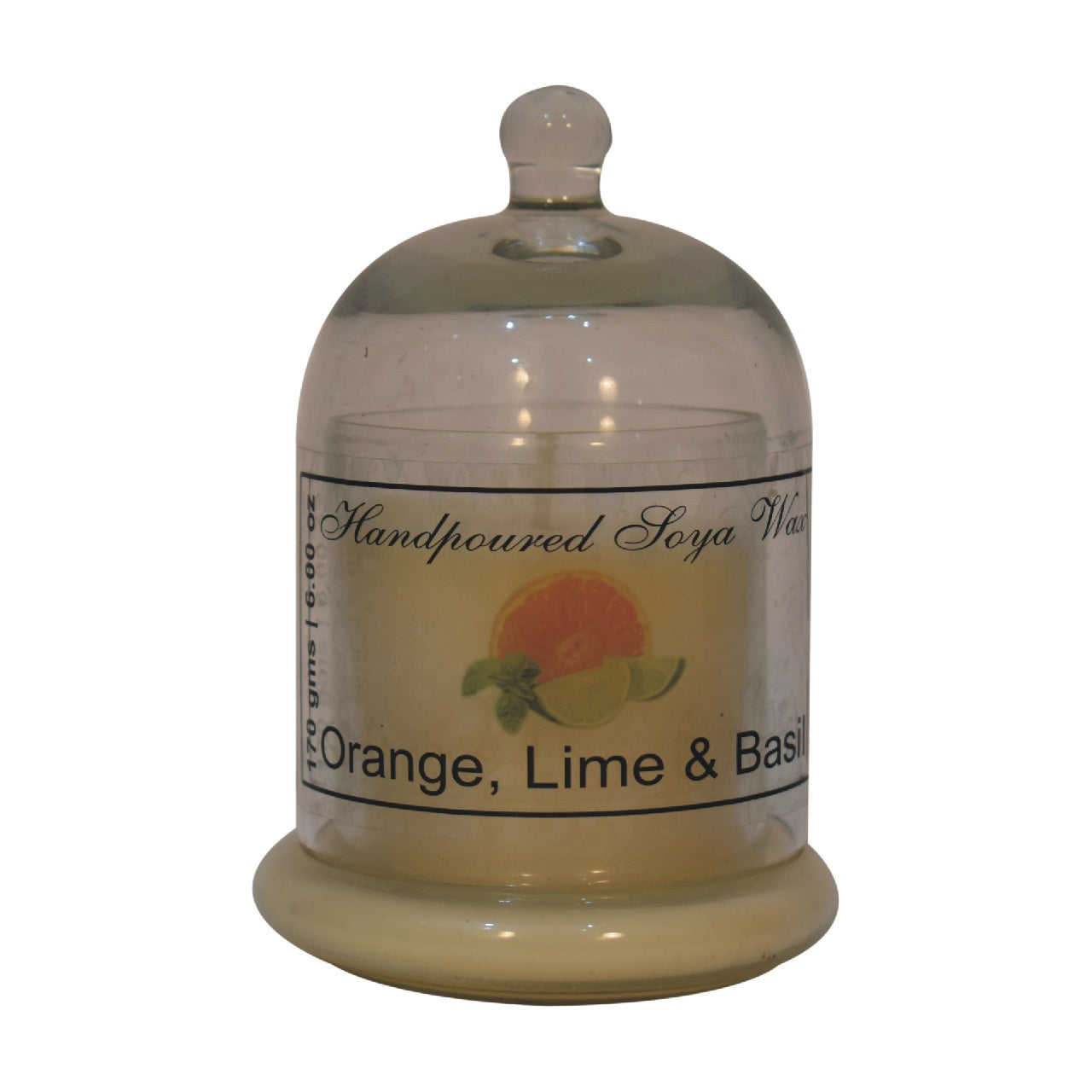 dome-shaped jars accommodate space for a candle
