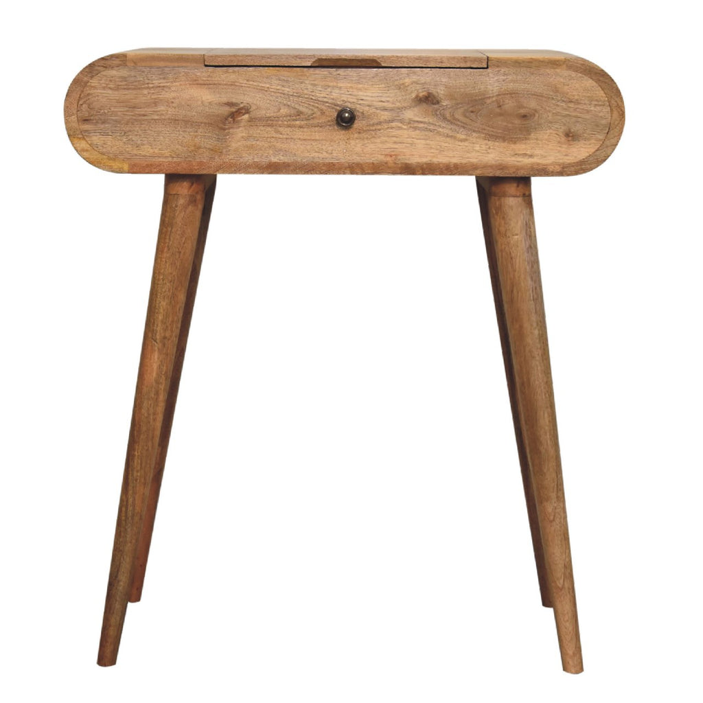 Oak-ish Dressing Table Round Mini