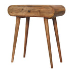 Oak-ish Dressing Table Round Mini