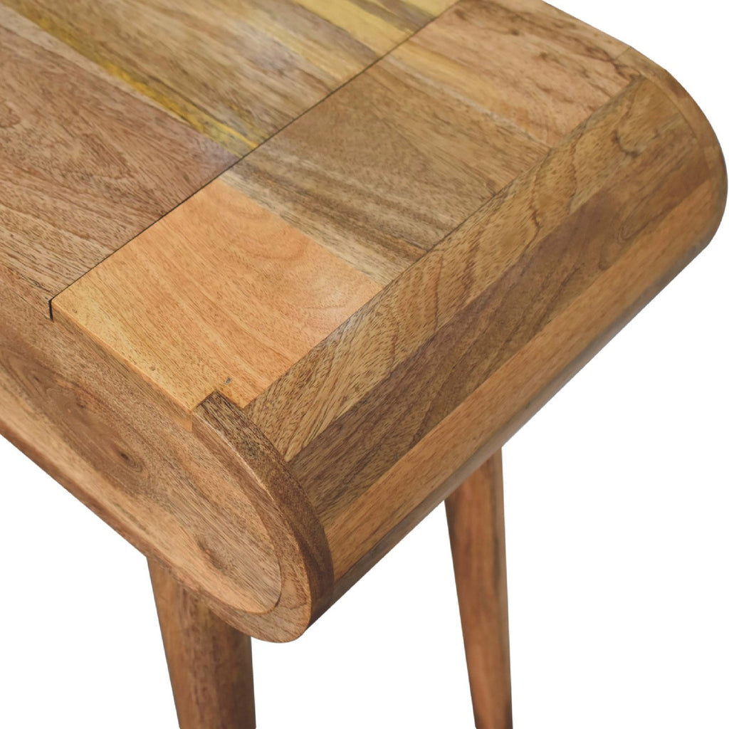 Oak-ish Dressing Table Round Mini
