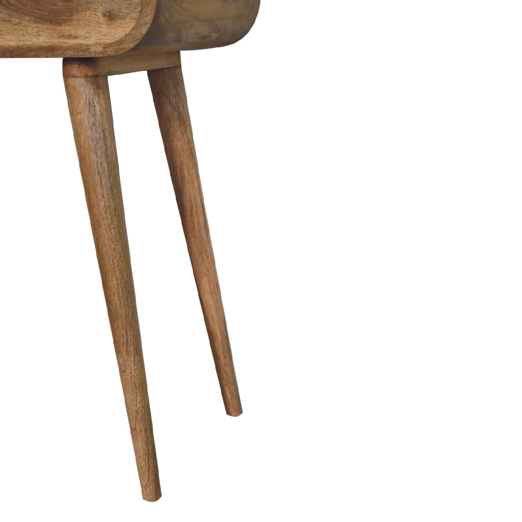Oak-ish Dressing Table Round Mini