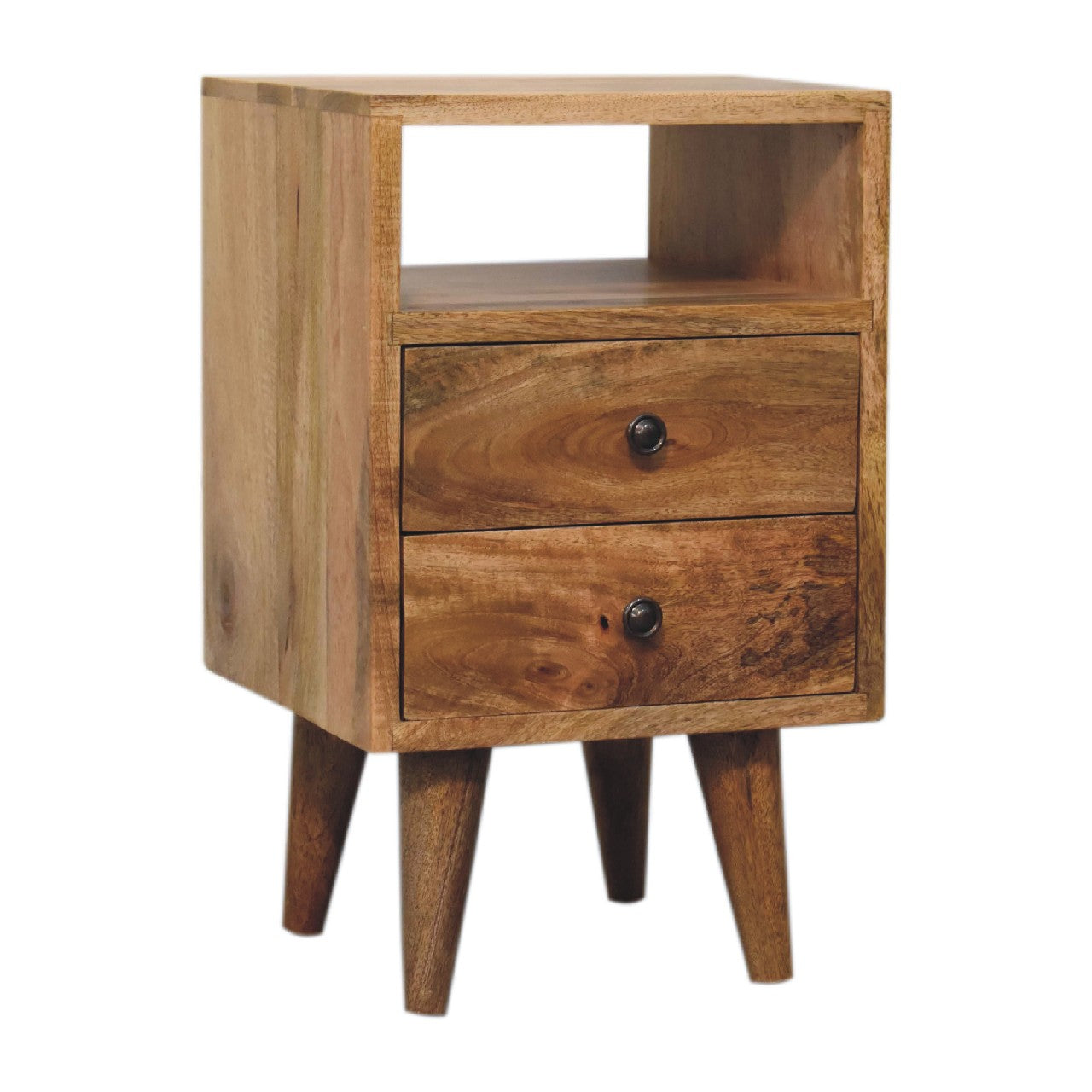 Mini Oak-ish Bedside Classic Open