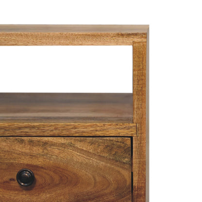 Mini Oak-ish Bedside Classic Open