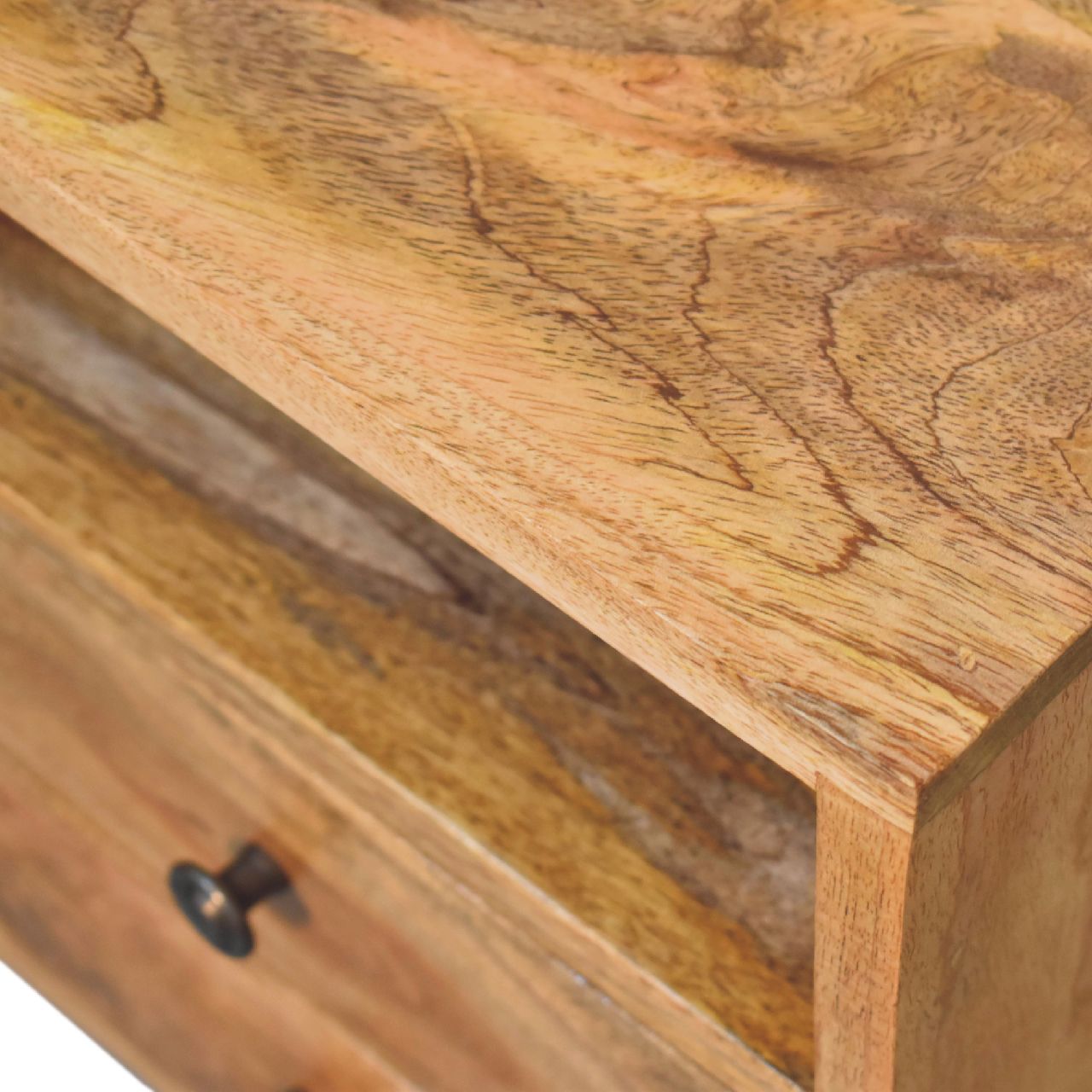 Mini Oak-ish Bedside Classic Open