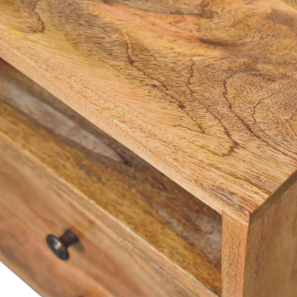 Mini Oak-ish Bedside Classic Open
