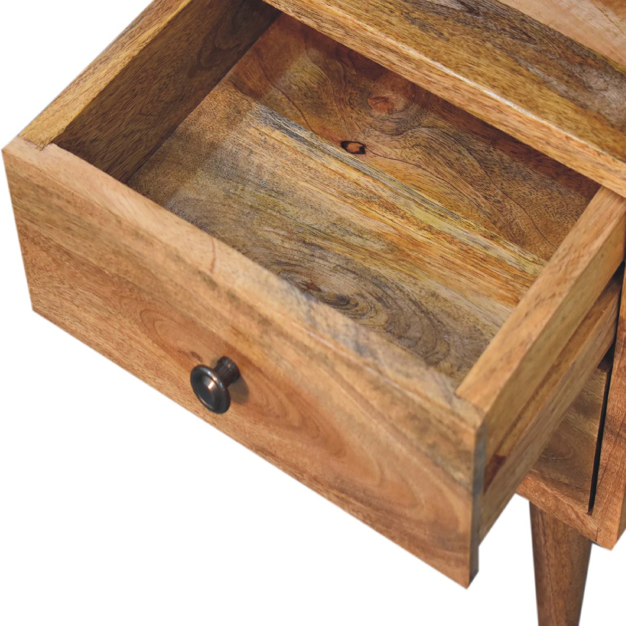Mini Oak-ish Bedside Classic Open