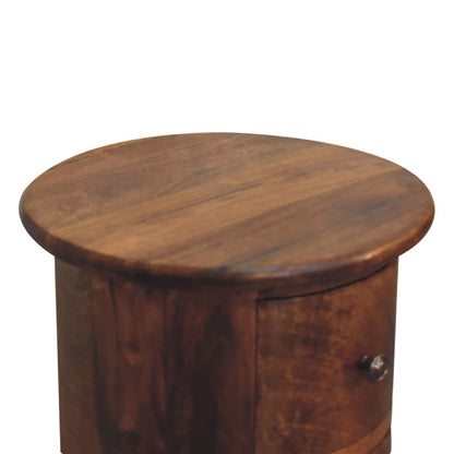 Chestnut Chest Bedside Drum Mini