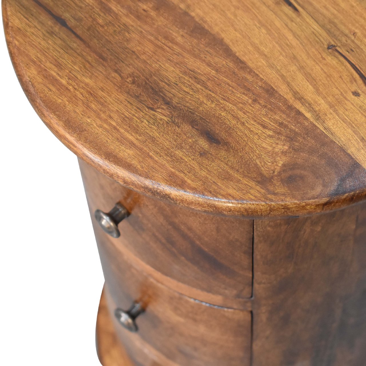 Chestnut Chest Bedside Drum Mini