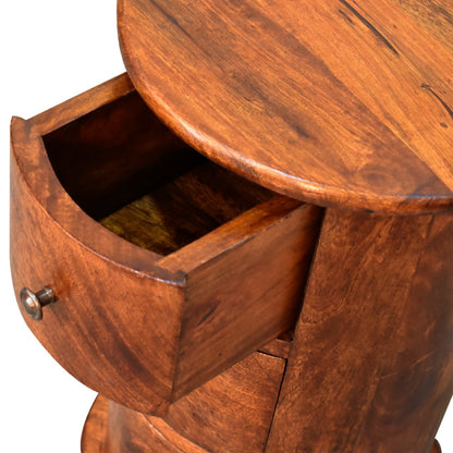 Chestnut Chest Bedside Drum Mini