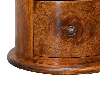 Chestnut Chest Bedside Drum Mini