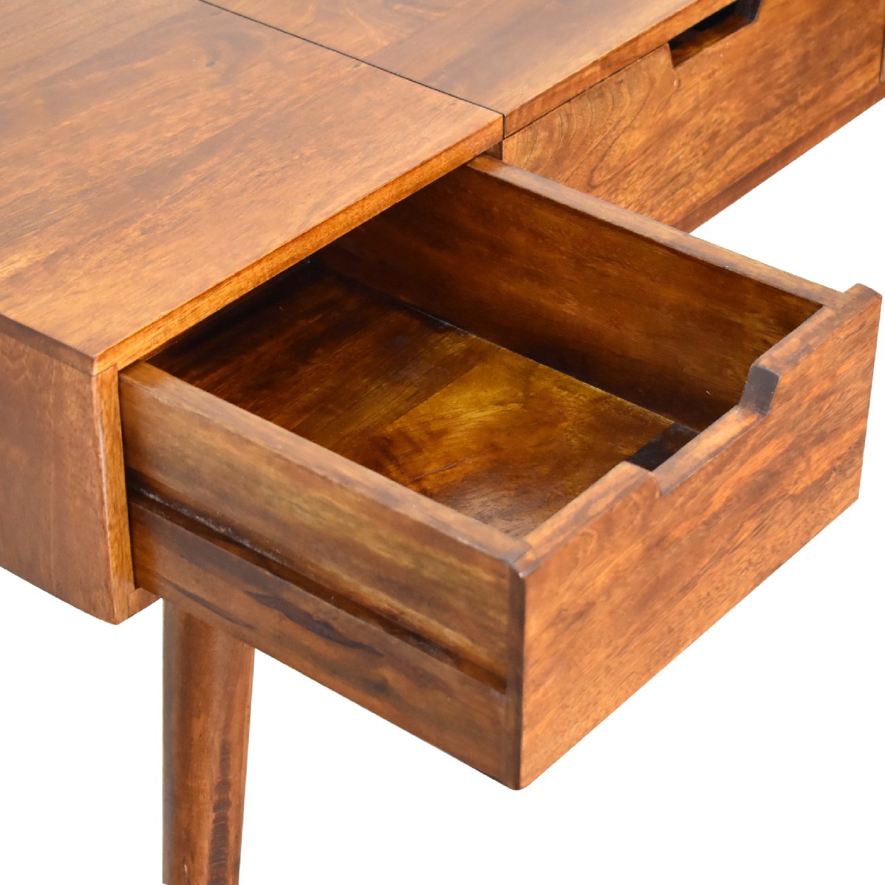 Chestnut Vanity - Foldable Mirror Table