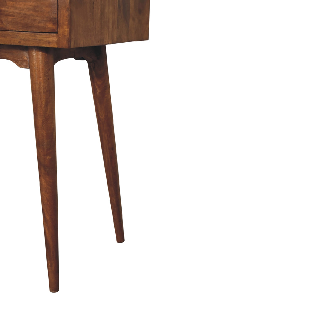 Chestnut Console Table - Large 3 Drawer