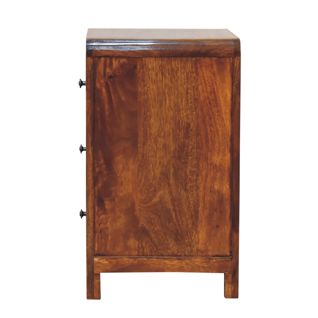 3 Drawer Bedside - Aspen