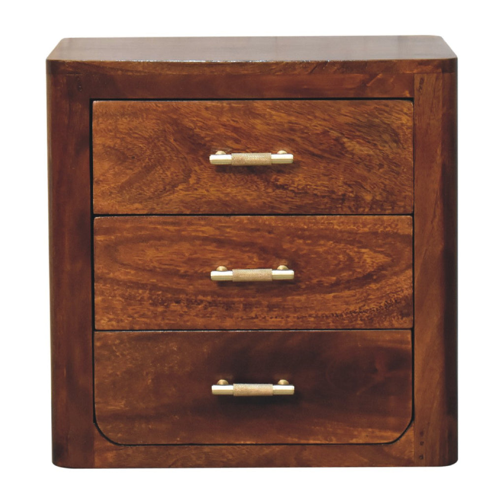 Bedside 3 drawer Luca
