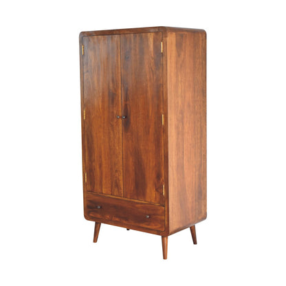 Chestnut Wardrobe - Curved