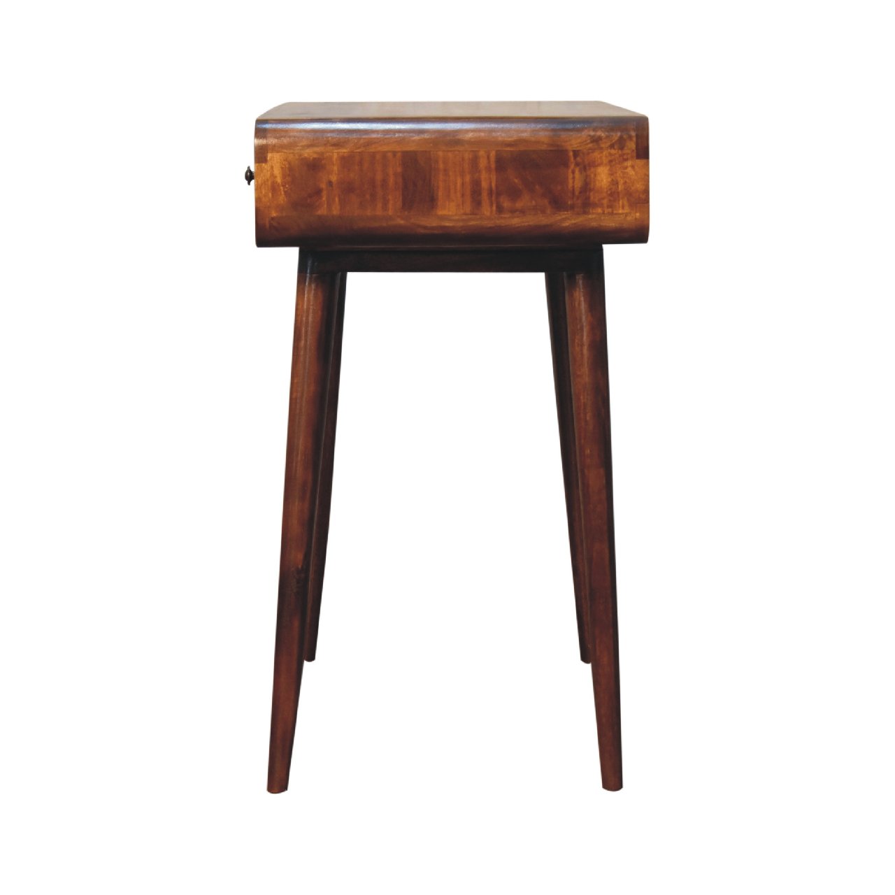 Chestnut Writing Desk - Curved