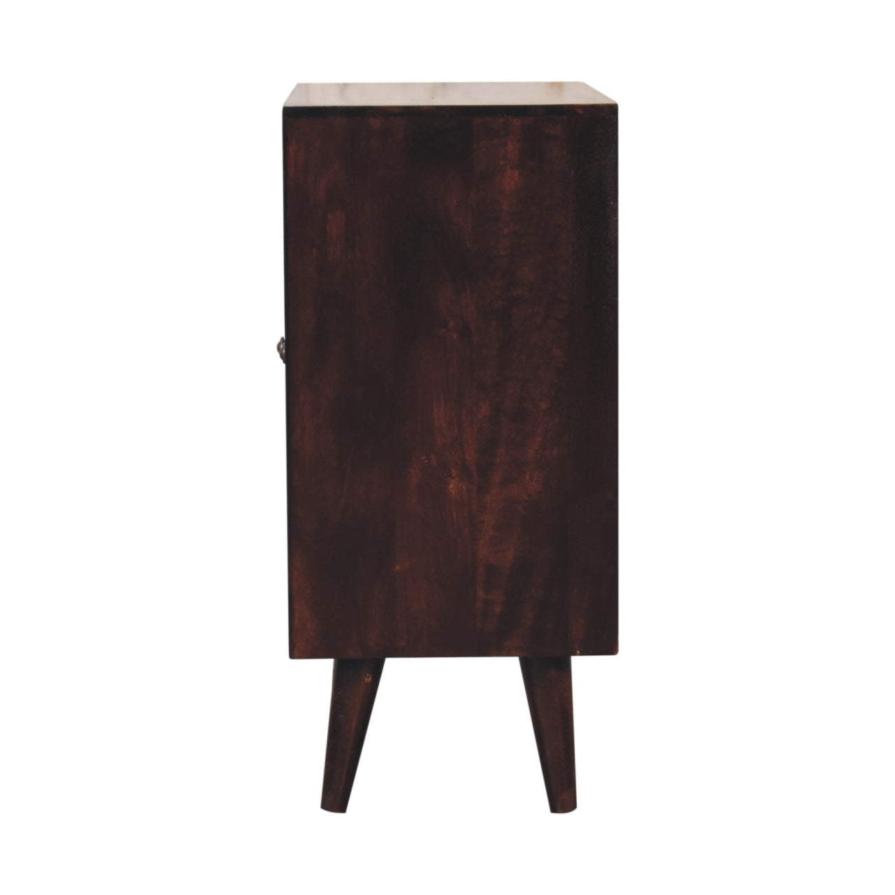 Walnut Cabinet - Mini Pineapple Carved Light