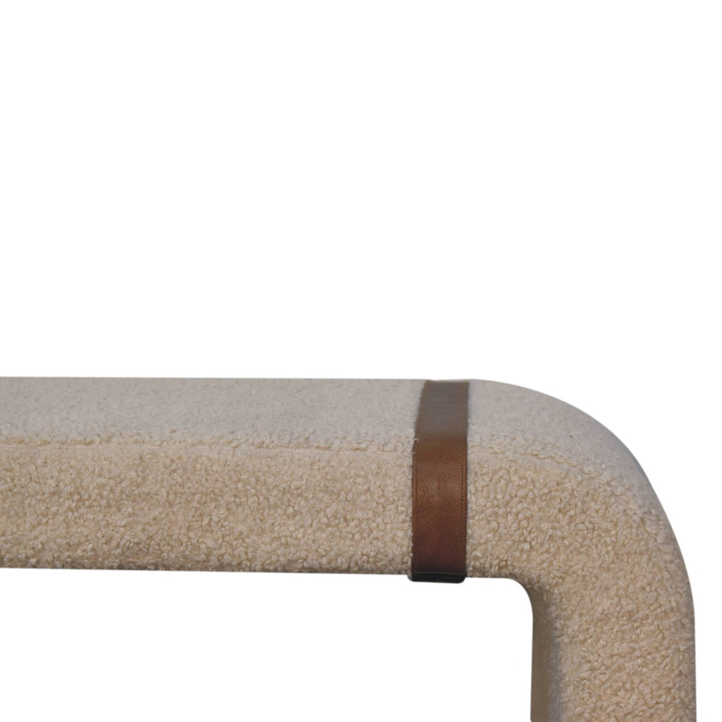 Leather Bench Boucle Strap