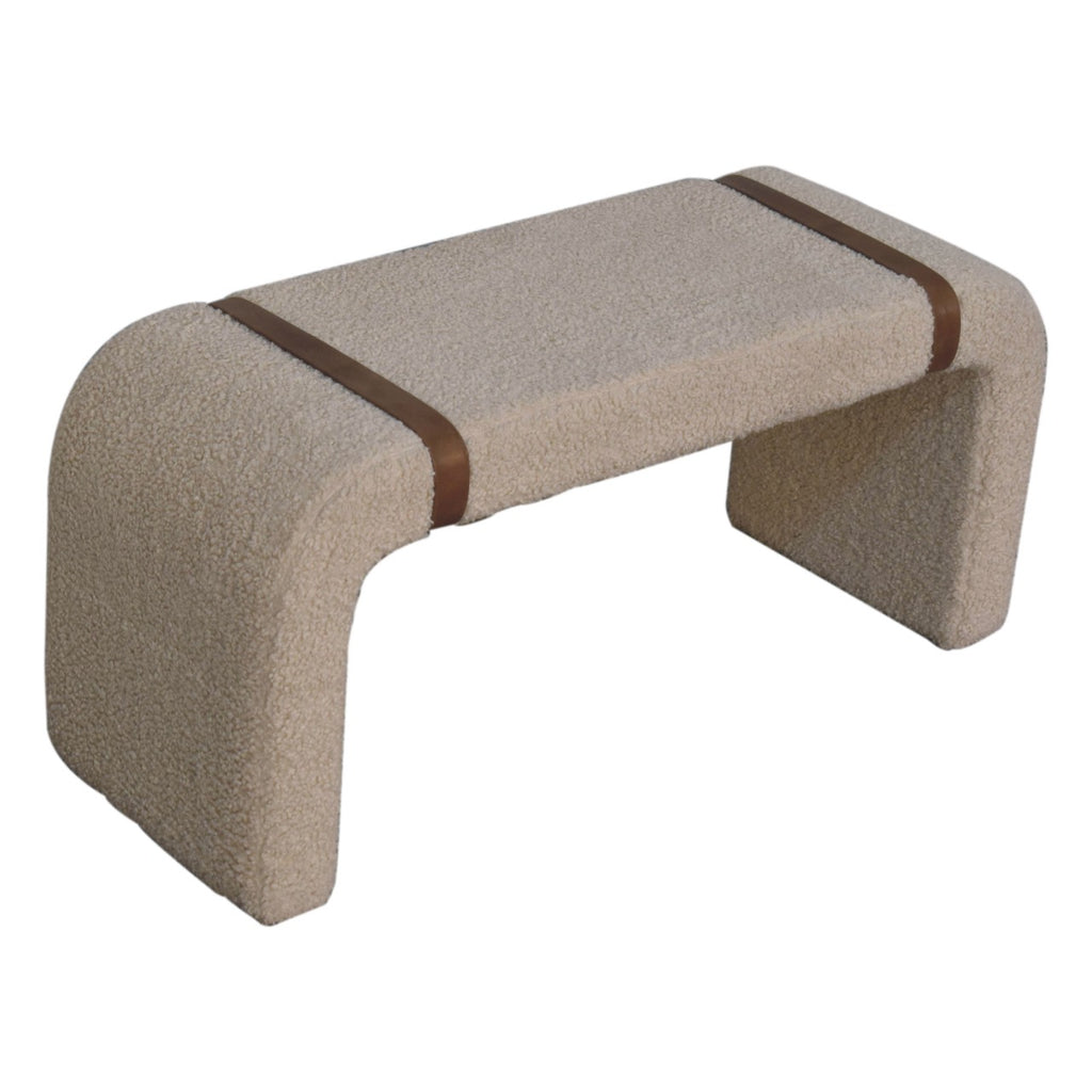 Leather Bench Boucle Strap
