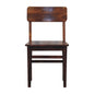 Chestnut Dining Chair Classic by Maple Manor, dining chair in chestnut solid wood with slatted sides