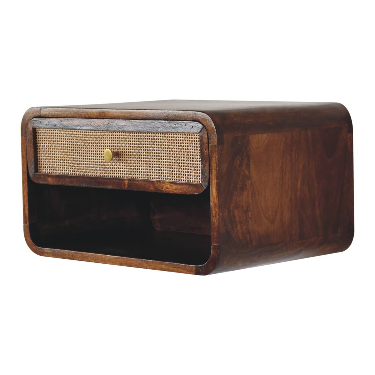 Chestnut Bedside Woven Wall Mounted