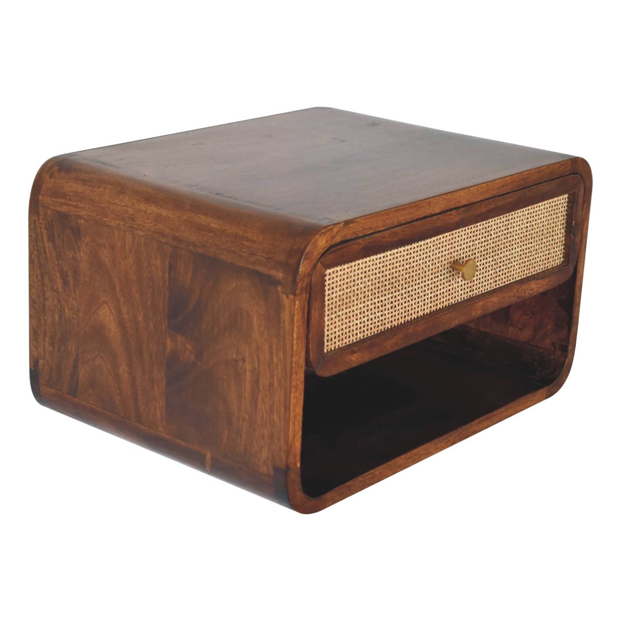 Chestnut Bedside Woven Wall Mounted