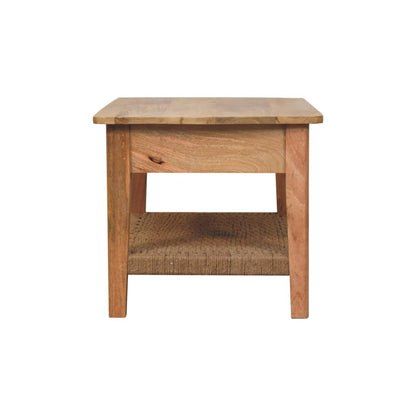 Coffee Table with 2 Drawers - Rope
