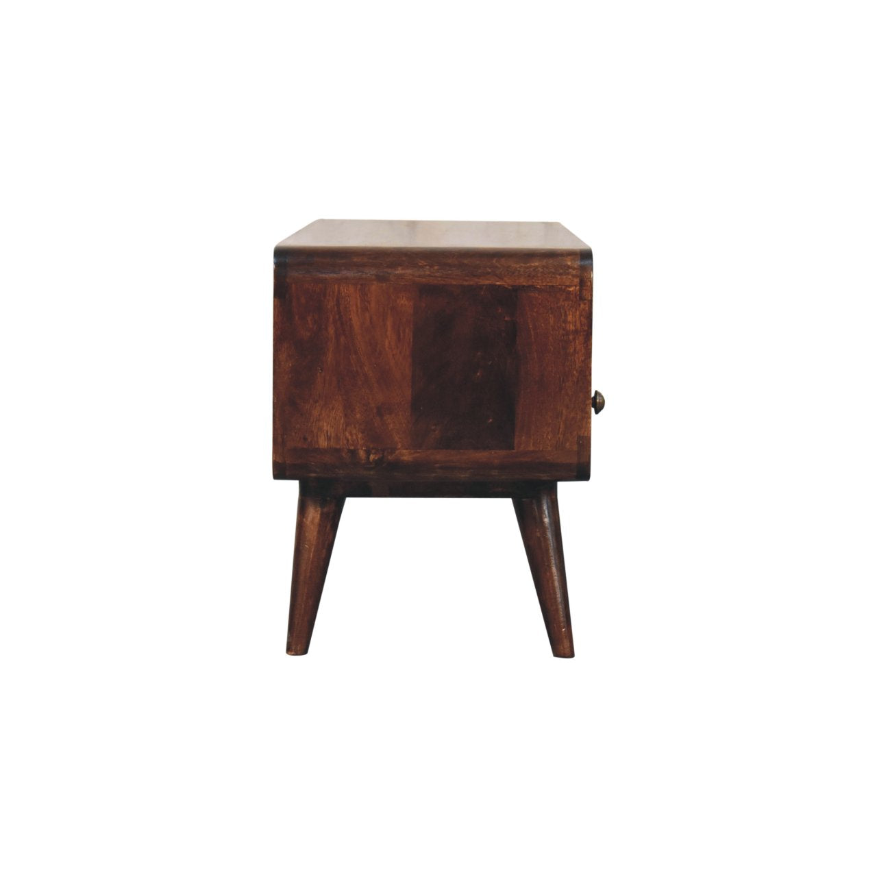 Walnut Media Unit - Curved California