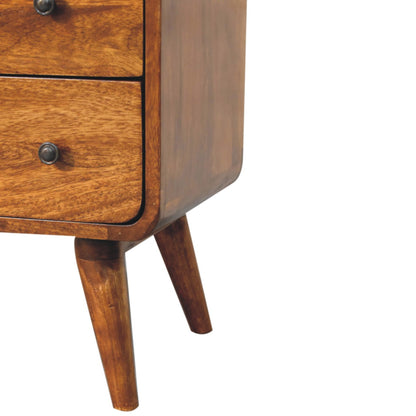 Chest of Drawers - Curved Nordic Charm