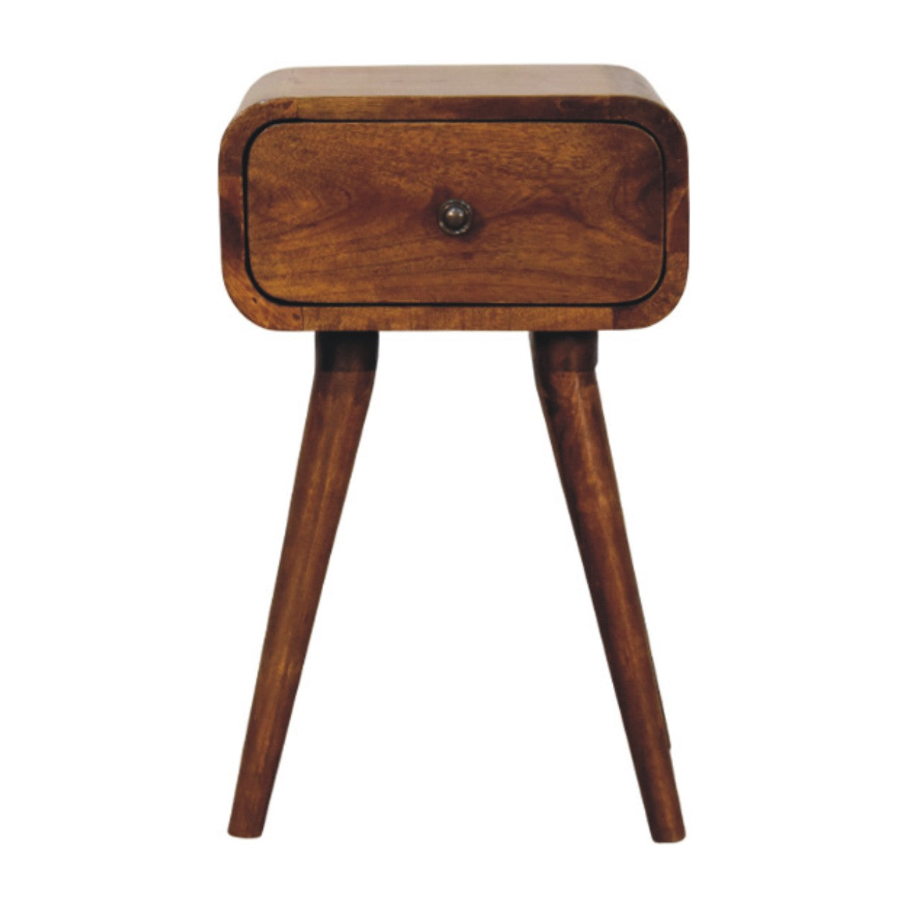 Chestnut Bedside with 1 Drawer Avora Mini