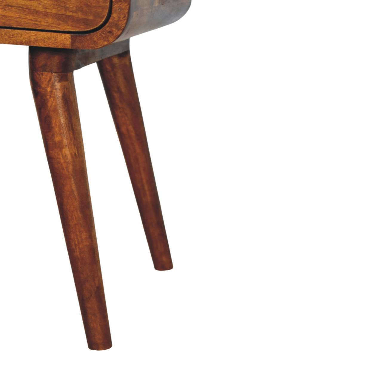 Chestnut Bedside with 1 Drawer Avora Mini