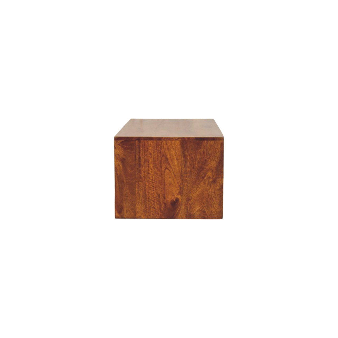 Wall Mounted Media Unit - Lunar 2 Drawer Chestnut