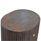 3-Drawer Bedside - Curved Fluted