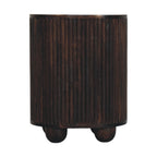 3-Drawer Bedside - Curved Fluted