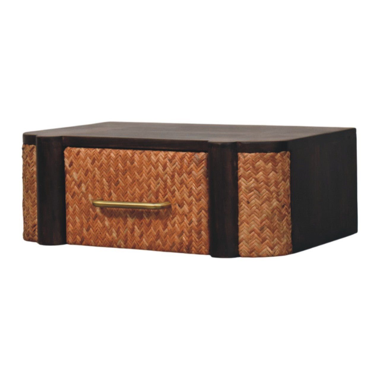 Wall-Mounted Drawer - Rattan Curve