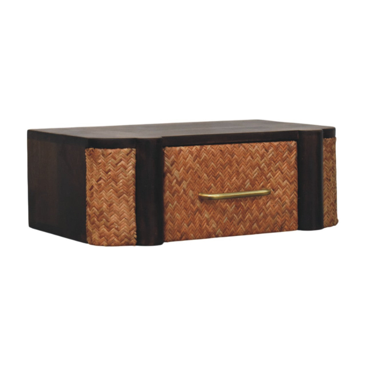 Wall-Mounted Drawer - Rattan Curve