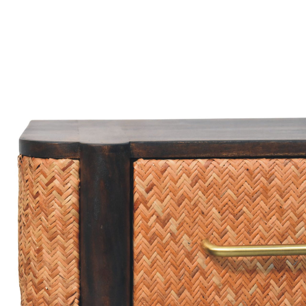 Wall-Mounted Drawer - Rattan Curve