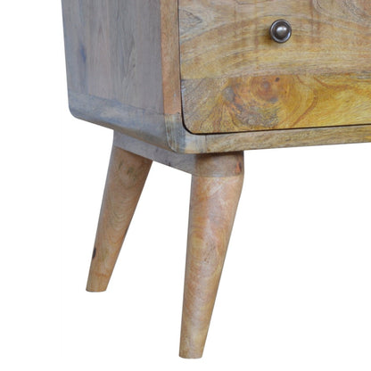 Oak-ish Chest of Drawers Curved